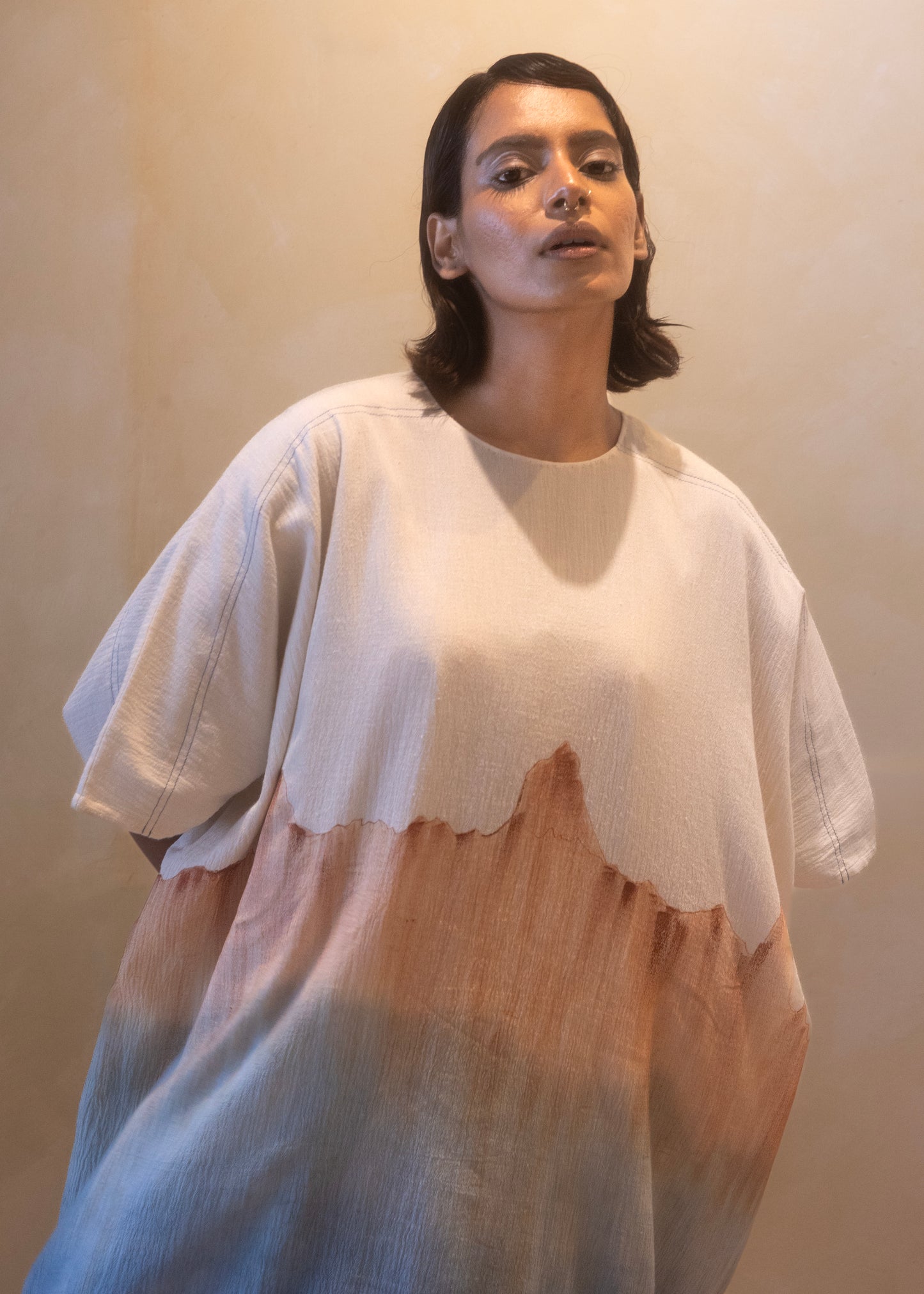 Coral Wave Dress