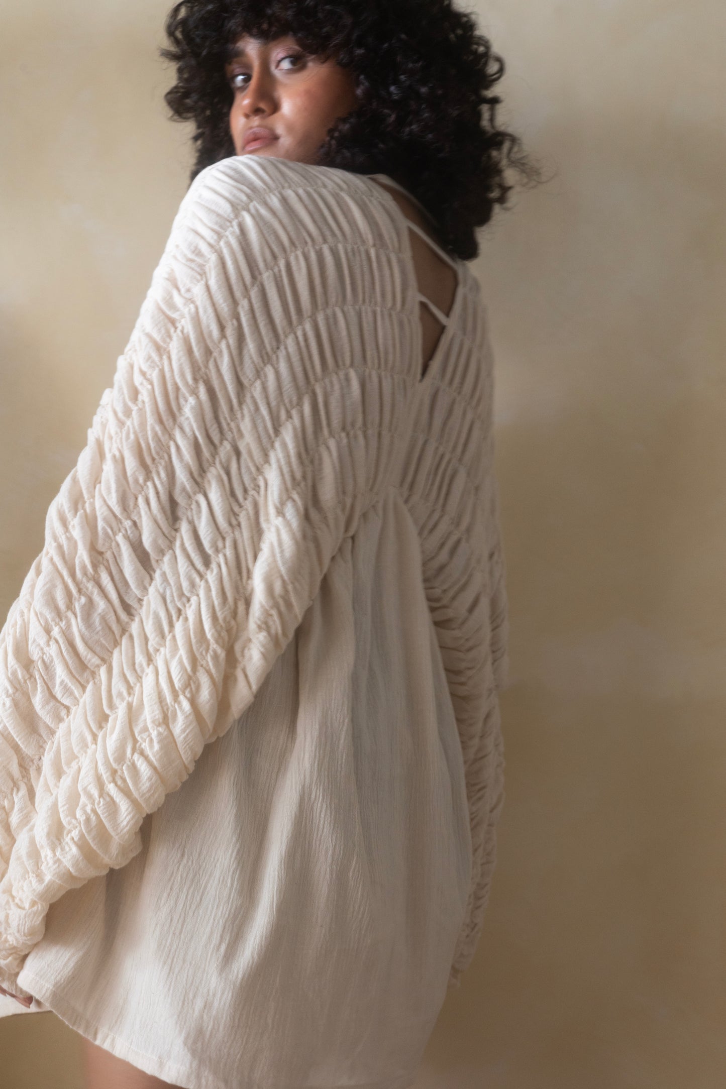 Ruched Diamond Dress