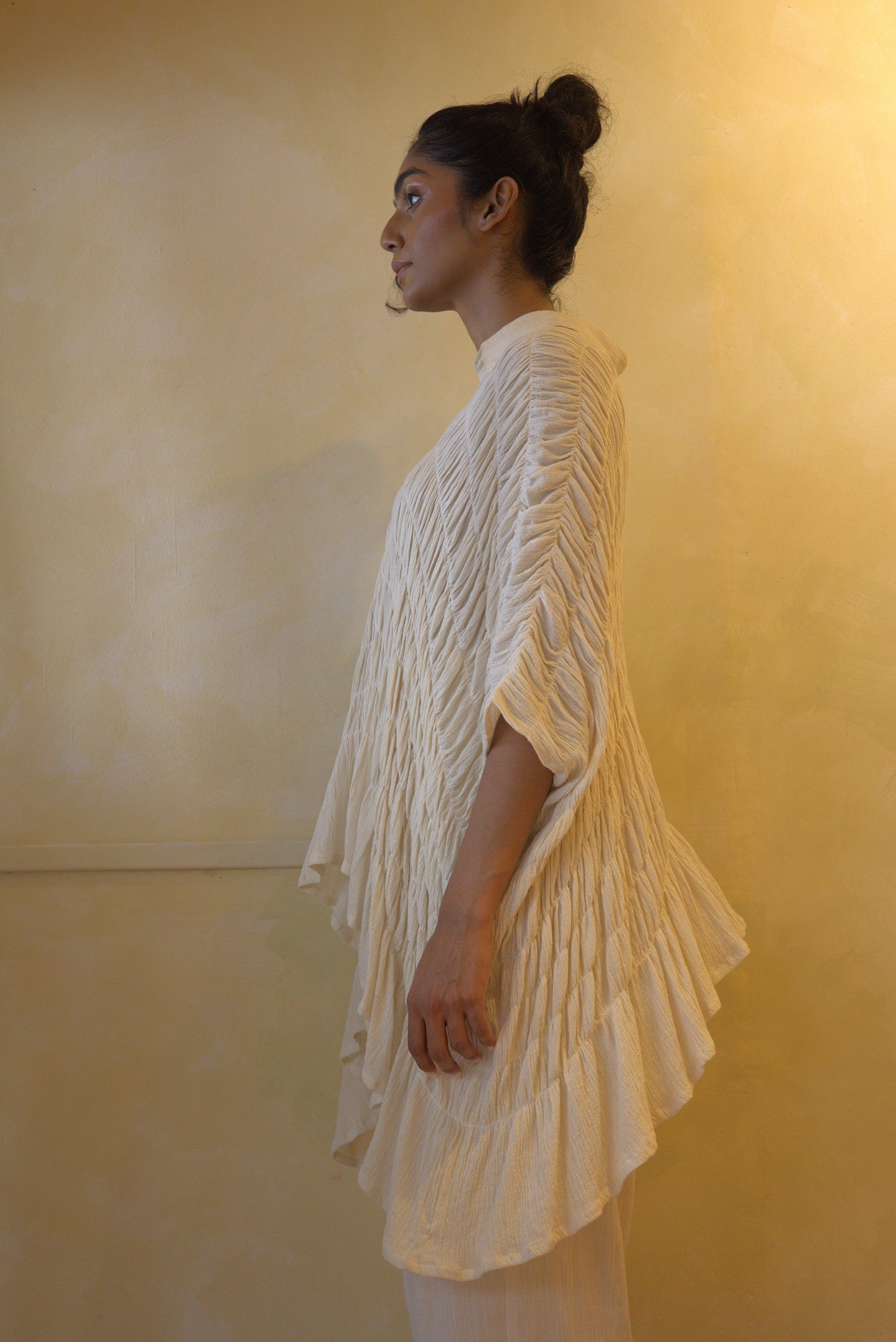 Ruched Freedom Collard Top