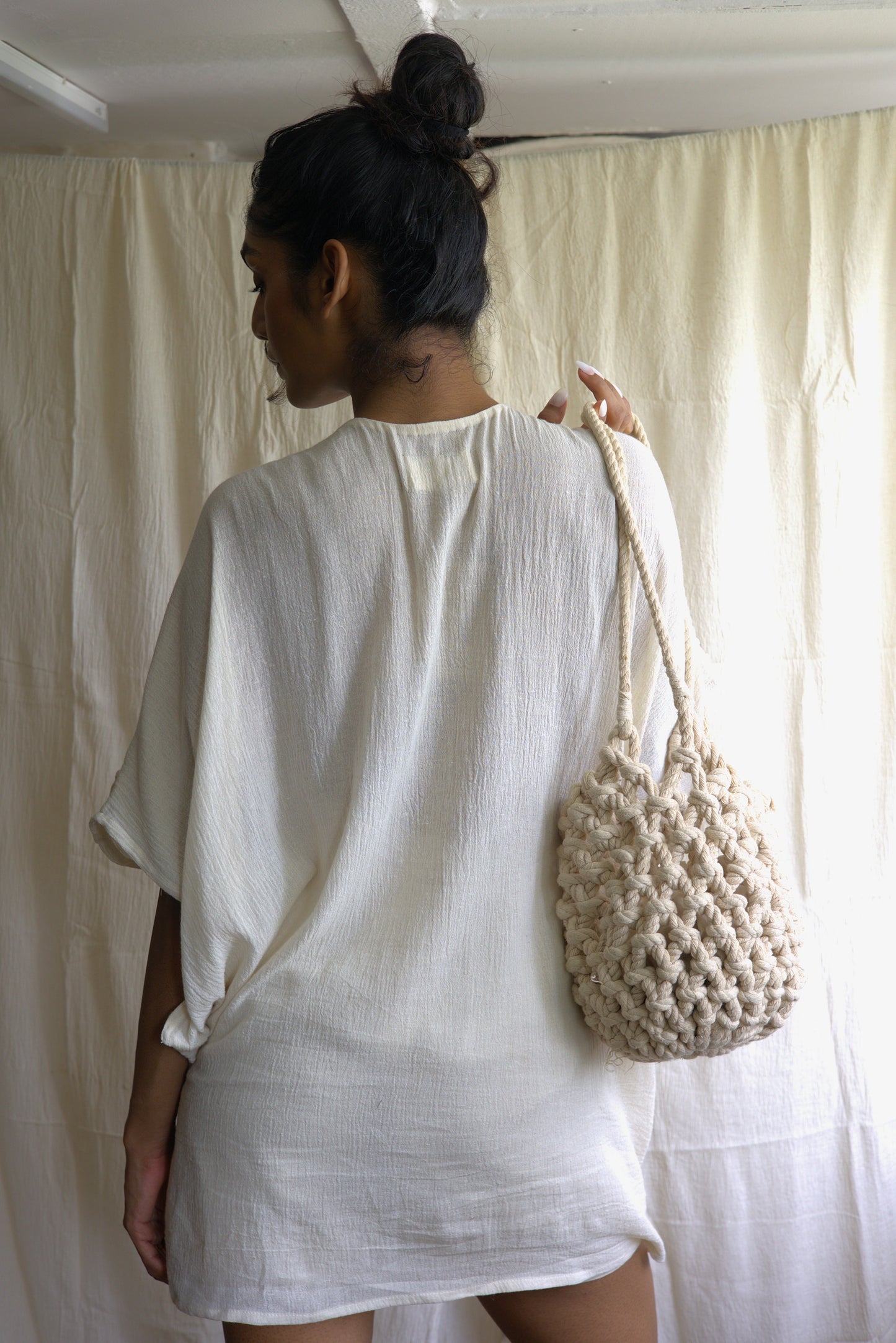 Ruched Beach String Top